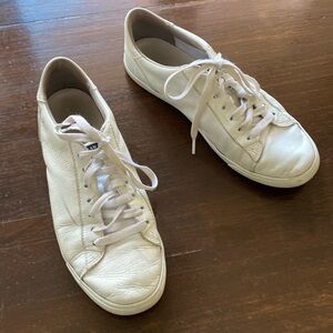 COLE HAAN grand pro white leather tennis shoe athletic inspired